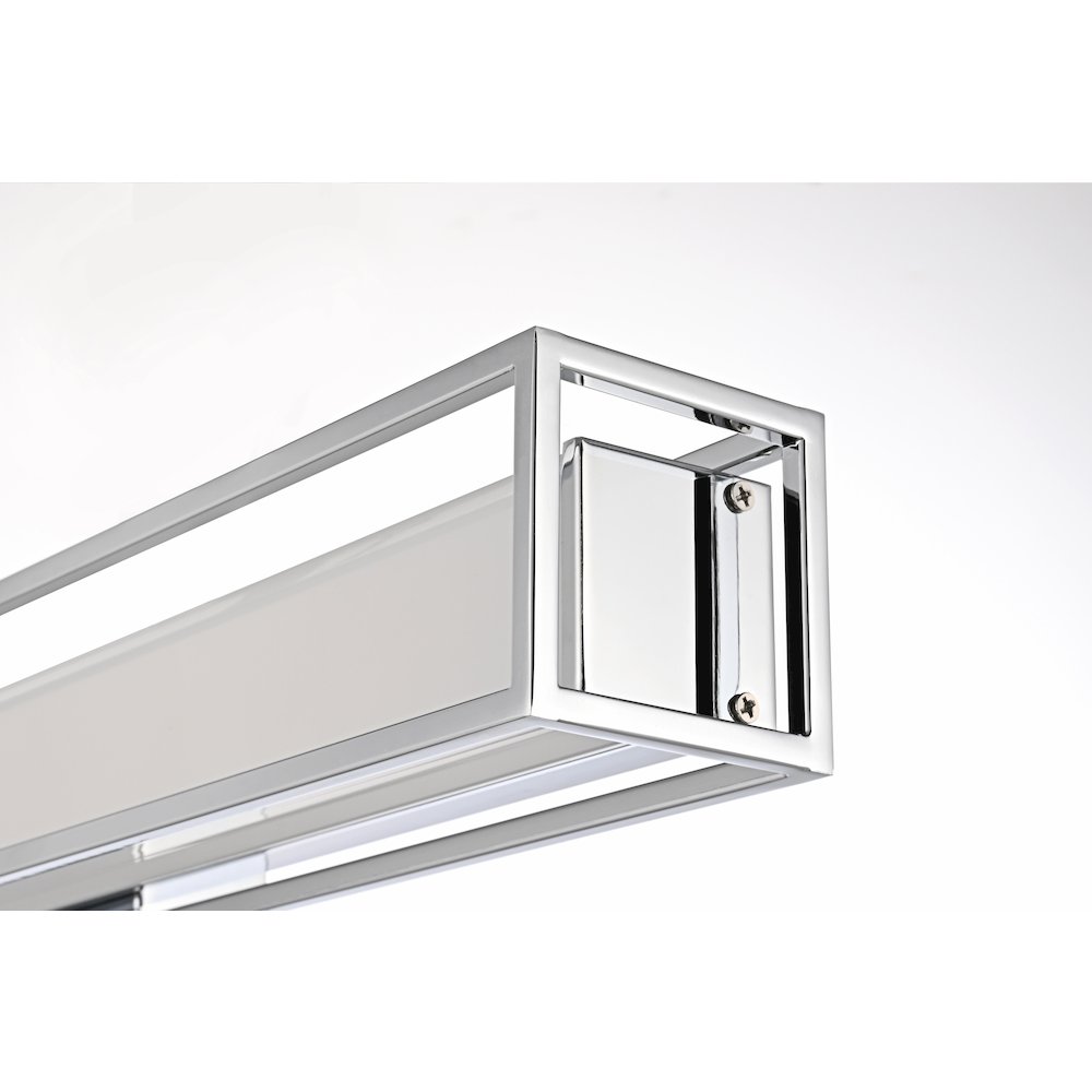 Aden 36 Inch Led Wall Sconce In Chrome. Picture 6
