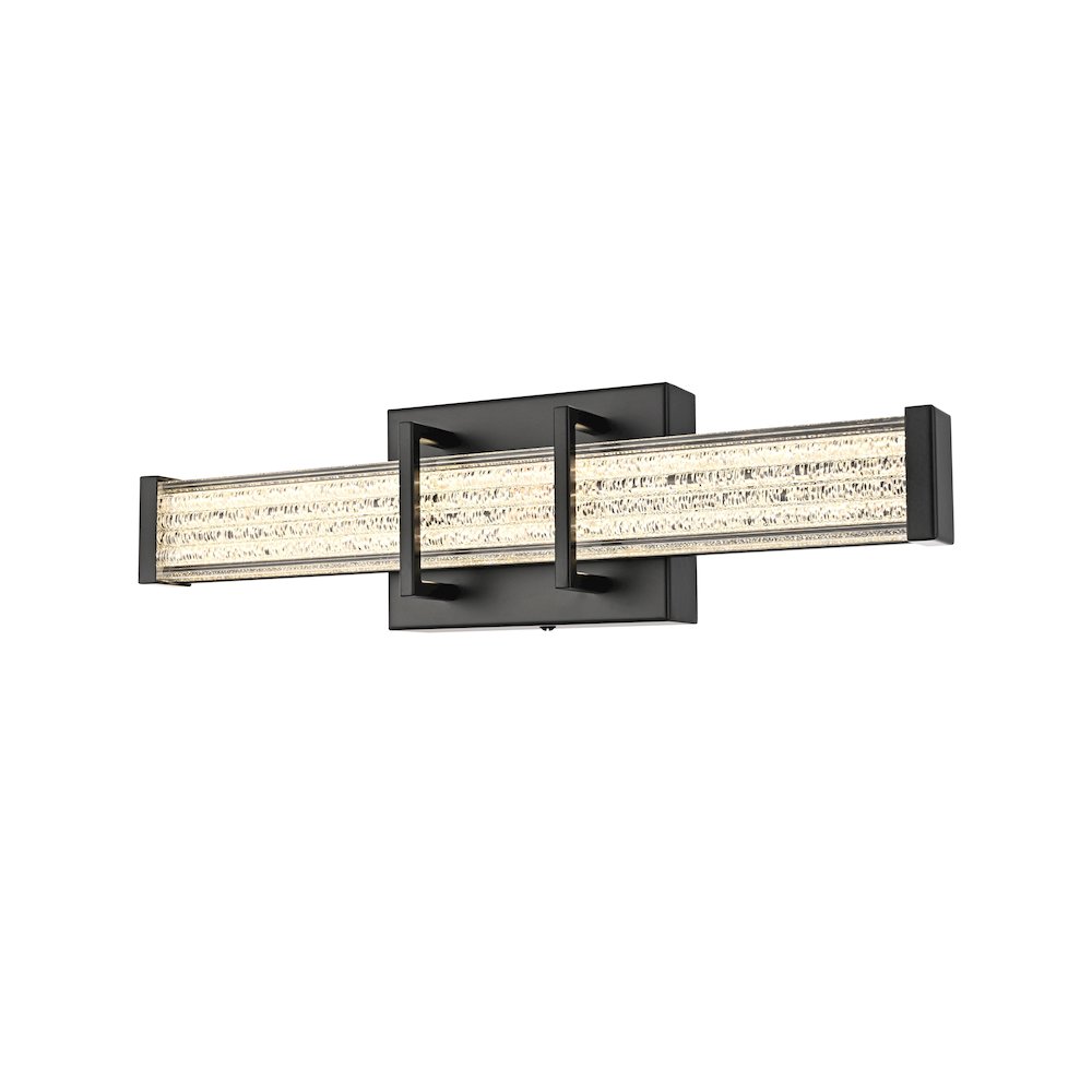 Ivaan 16 Inch Led Wall Sconce In Black. Picture 3