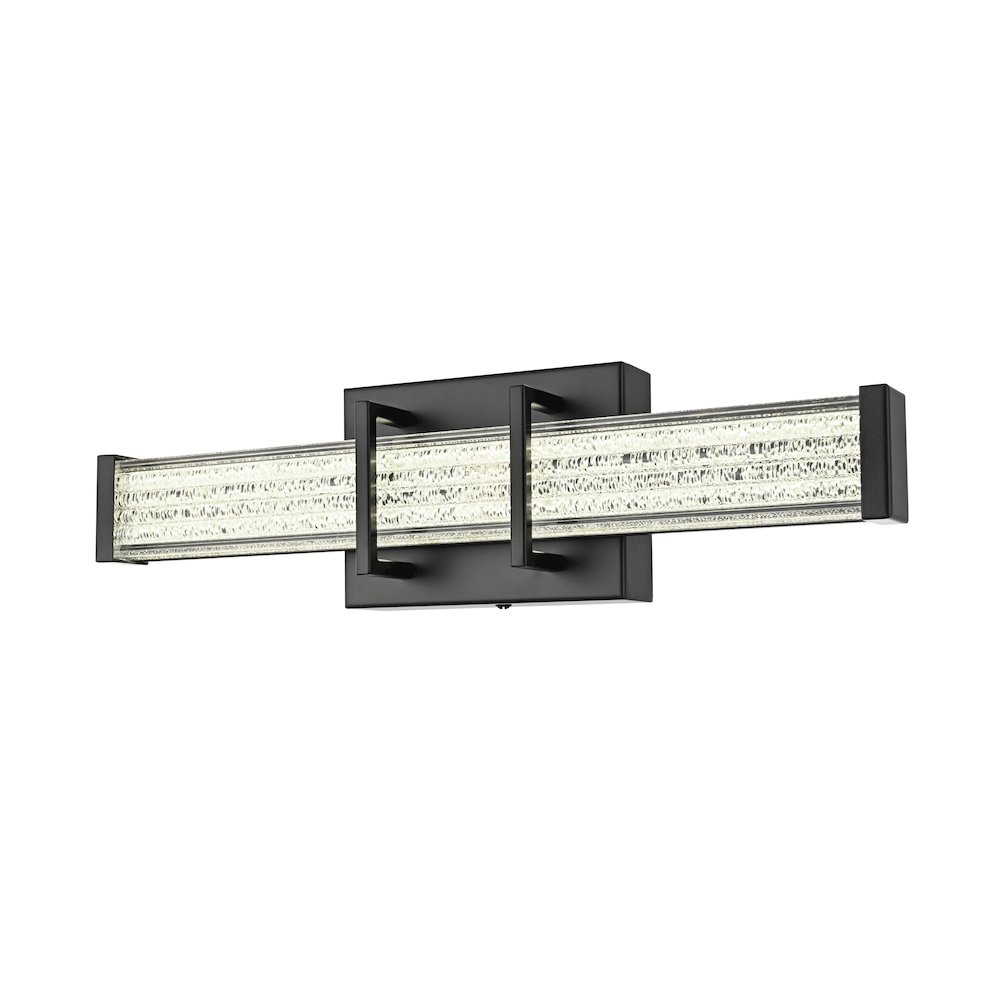 Ivaan 16 Inch Led Wall Sconce In Black. Picture 5