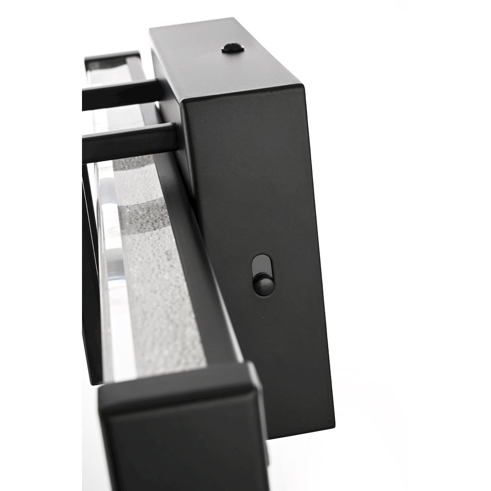 Ivaan 16 Inch Led Wall Sconce In Black. Picture 6