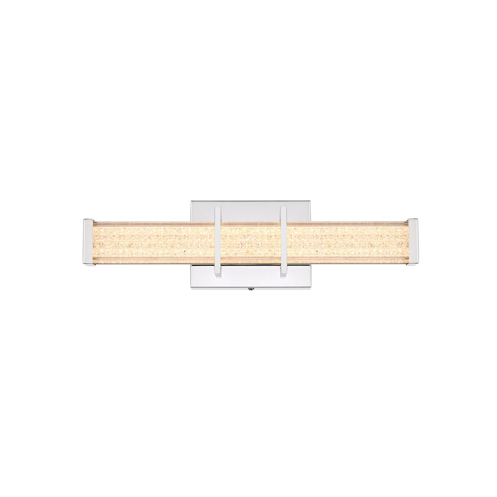 Ivaan 16 Inch Led Wall Sconce In Chrome. Picture 1