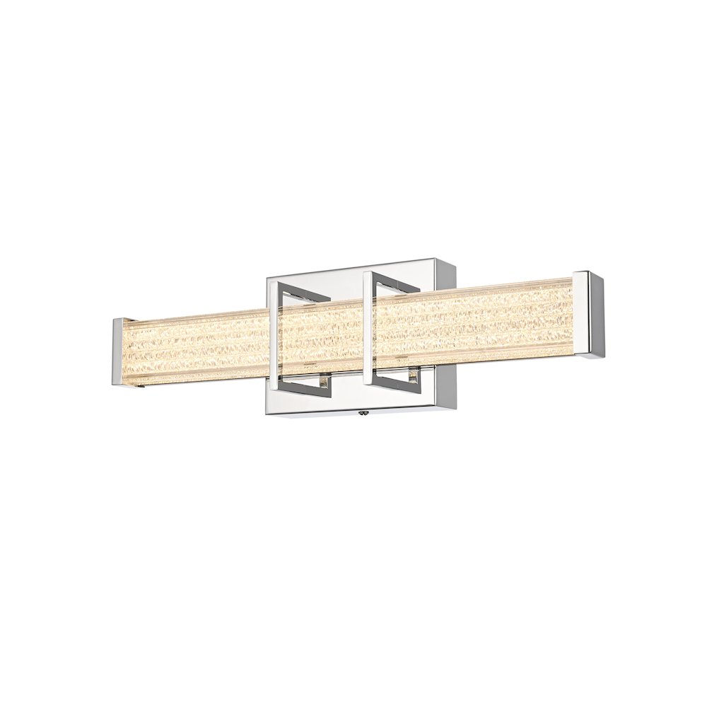 Ivaan 16 Inch Led Wall Sconce In Chrome. Picture 3