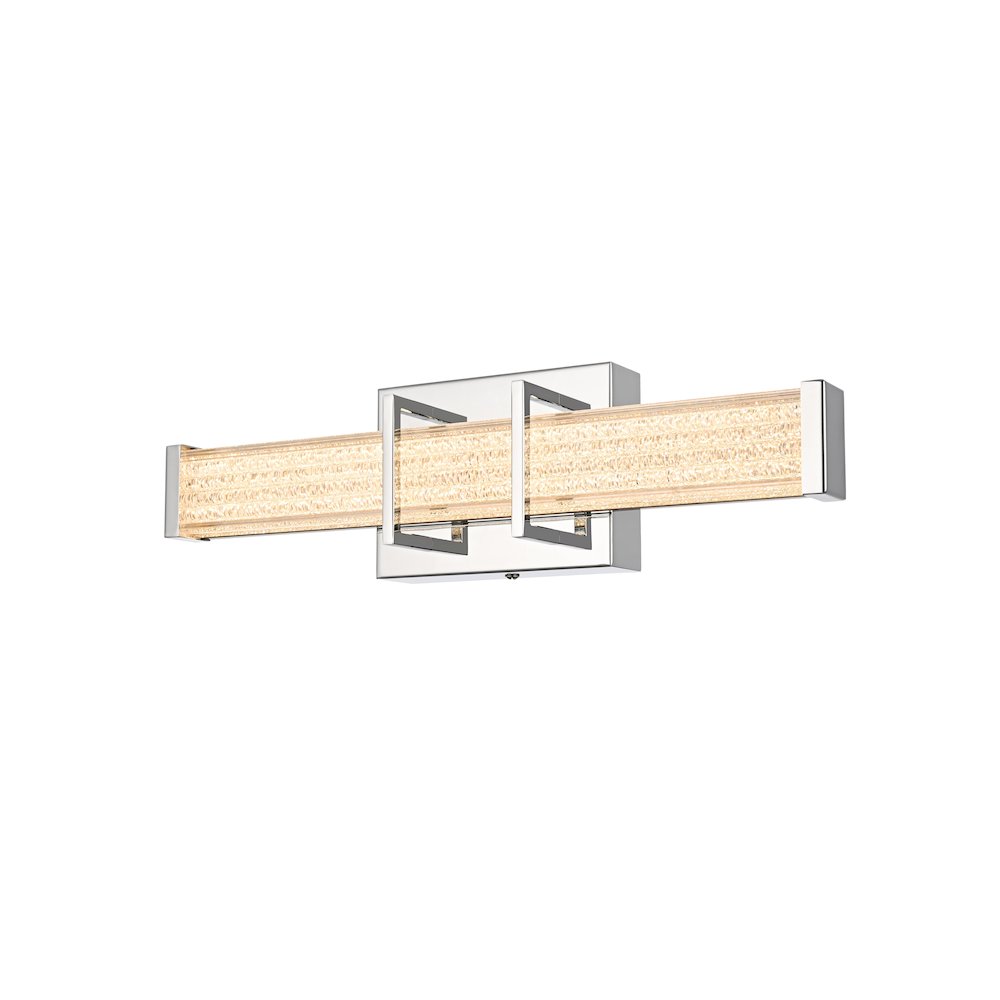 Ivaan 16 Inch Led Wall Sconce In Chrome. Picture 4