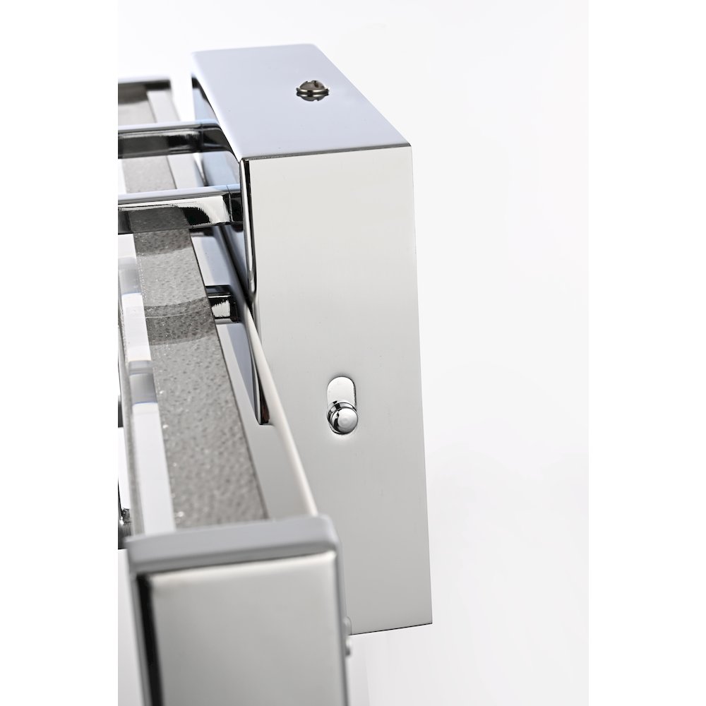 Ivaan 16 Inch Led Wall Sconce In Chrome. Picture 7