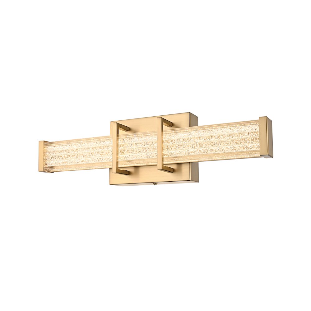 Ivaan 16 Inch Led Wall Sconce In Satin Gold. Picture 3