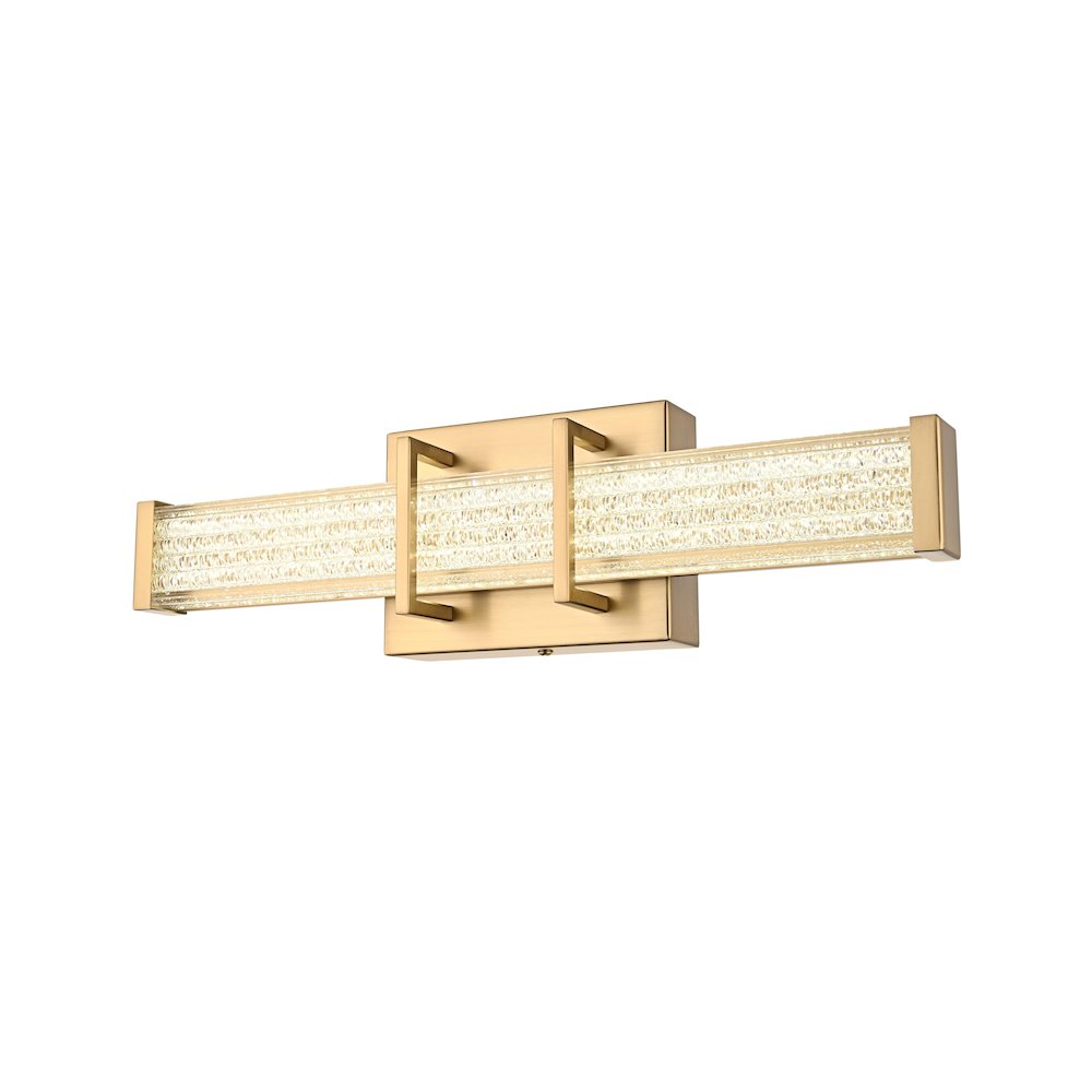 Ivaan 16 Inch Led Wall Sconce In Satin Gold. Picture 5