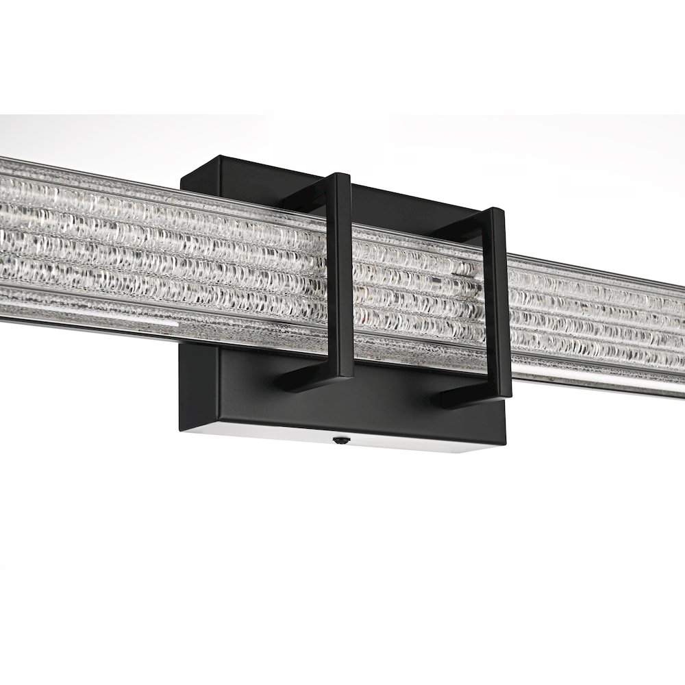Ivaan 24 Inch Led Wall Sconce In Black. Picture 6