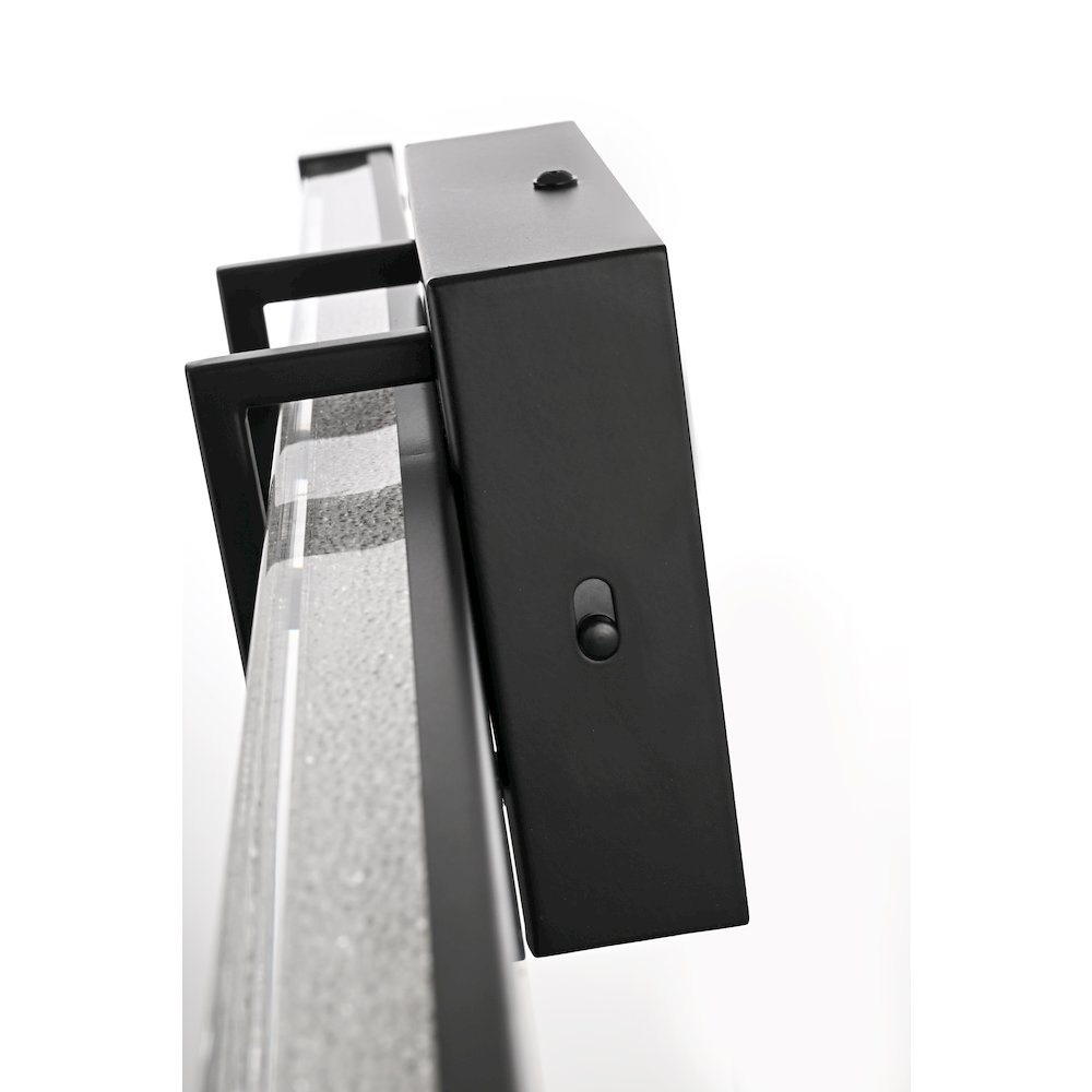 Ivaan 24 Inch Led Wall Sconce In Black. Picture 7