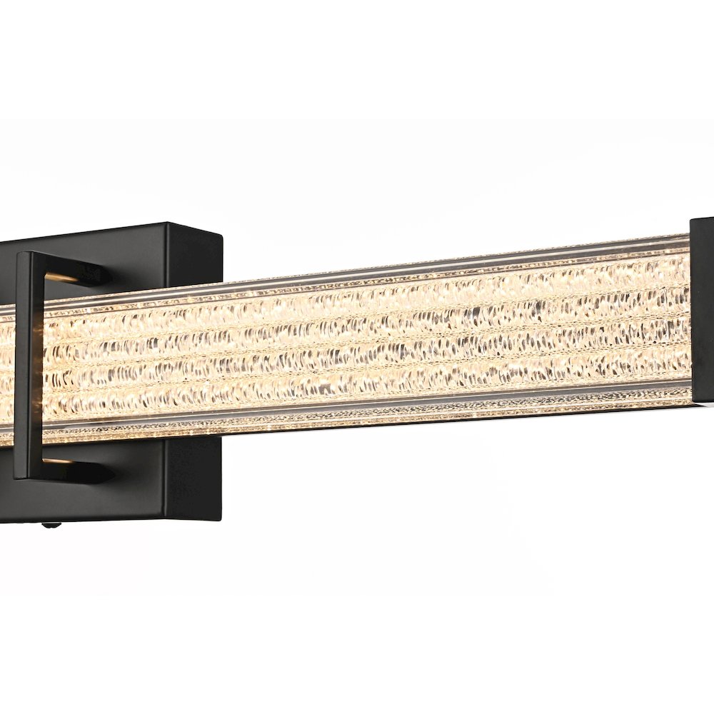 Ivaan 24 Inch Led Wall Sconce In Black. Picture 8