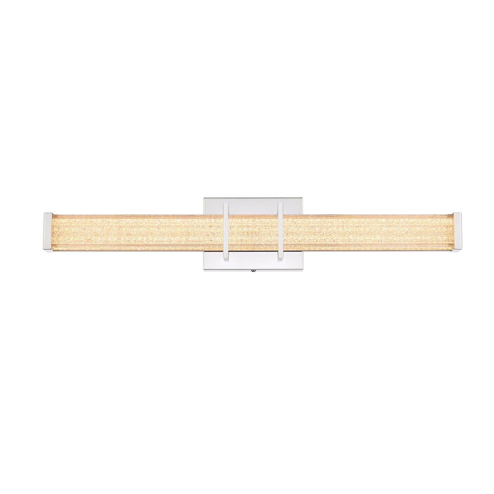 Ivaan 24 Inch Led Wall Sconce In Chrome. Picture 1