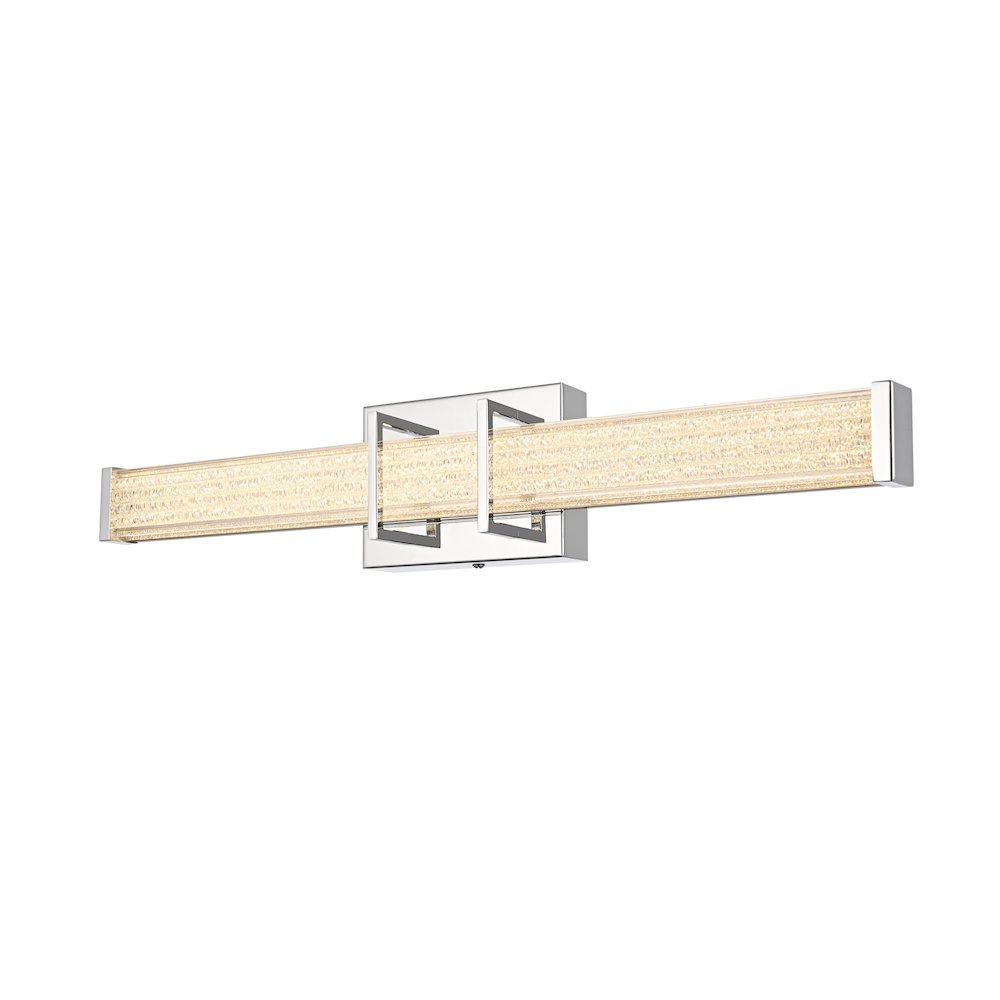 Ivaan 24 Inch Led Wall Sconce In Chrome. Picture 3