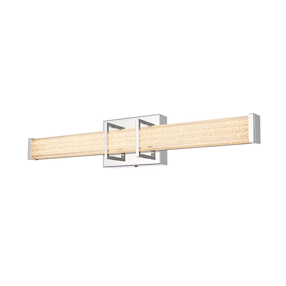 Ivaan 24 Inch Led Wall Sconce In Chrome. Picture 4