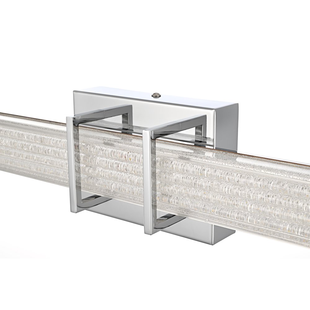 Ivaan 24 Inch Led Wall Sconce In Chrome. Picture 6