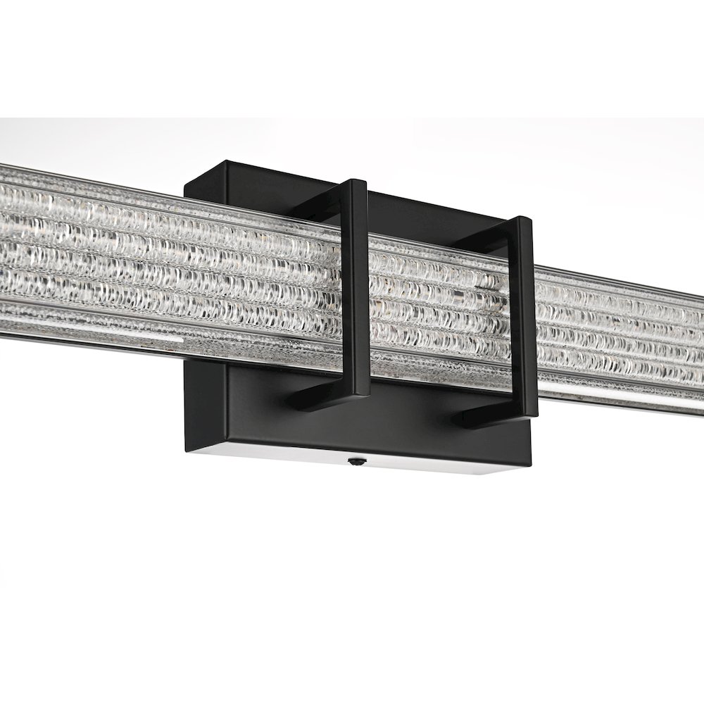 Ivaan 31 Inch Led Wall Sconce In Black. Picture 7