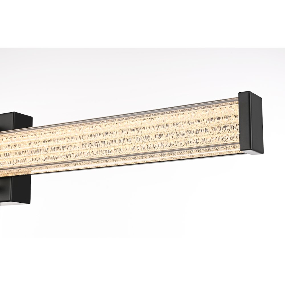 Ivaan 31 Inch Led Wall Sconce In Black. Picture 8