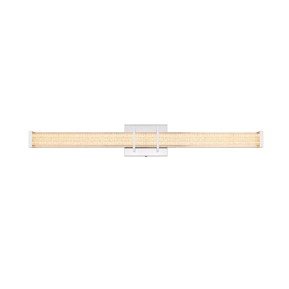 Ivaan 31 Inch Led Wall Sconce In Chrome. Picture 1
