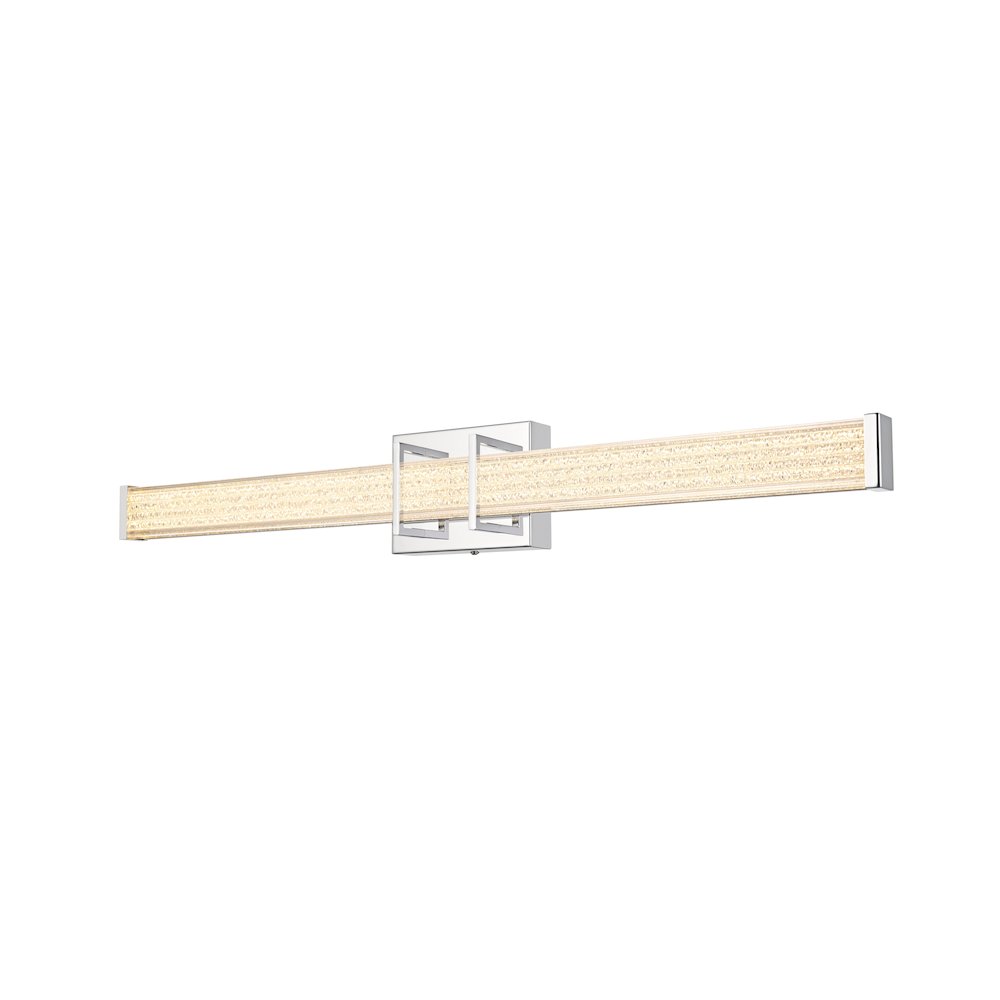 Ivaan 31 Inch Led Wall Sconce In Chrome. Picture 3