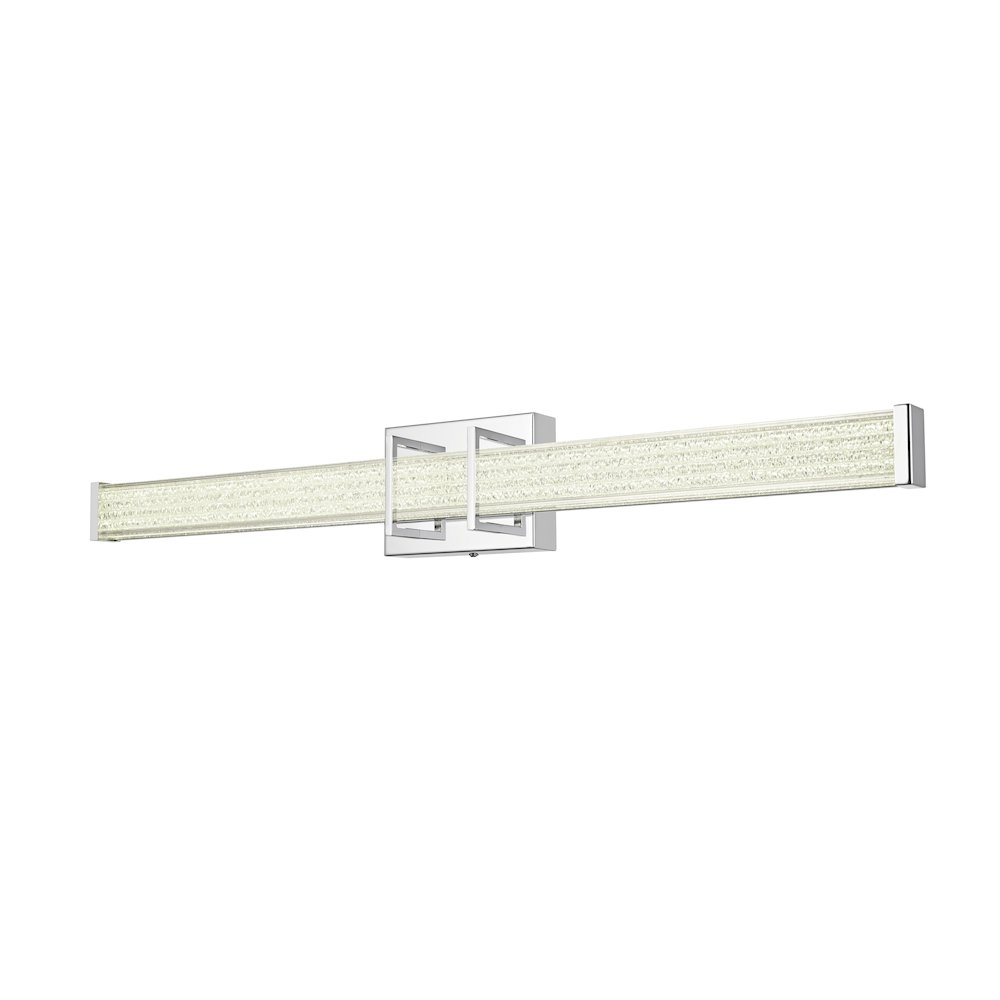Ivaan 31 Inch Led Wall Sconce In Chrome. Picture 5