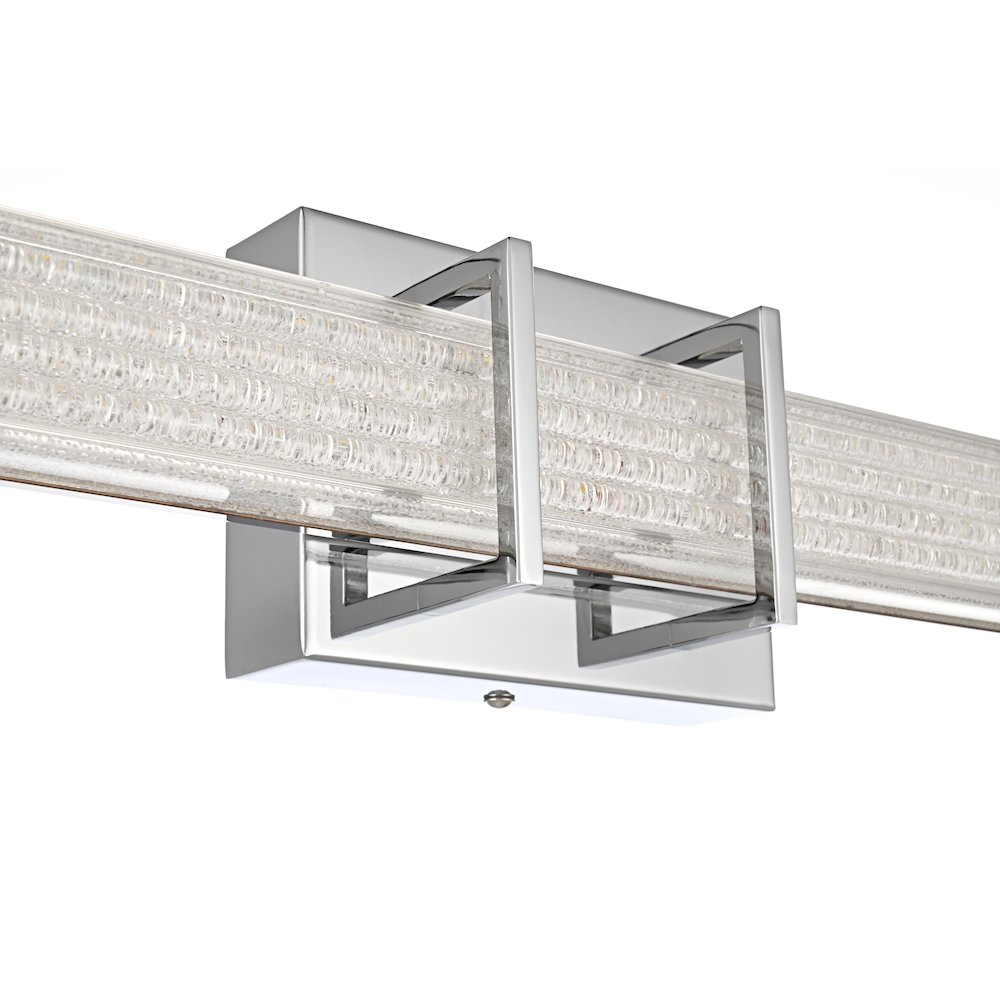 Ivaan 31 Inch Led Wall Sconce In Chrome. Picture 6