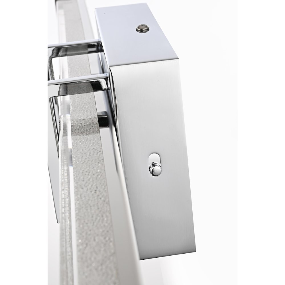 Ivaan 31 Inch Led Wall Sconce In Chrome. Picture 7