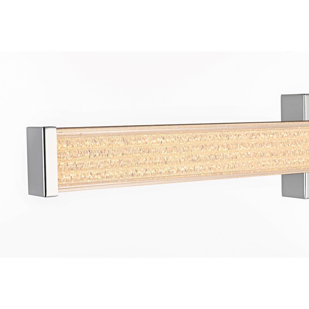 Ivaan 31 Inch Led Wall Sconce In Chrome. Picture 8