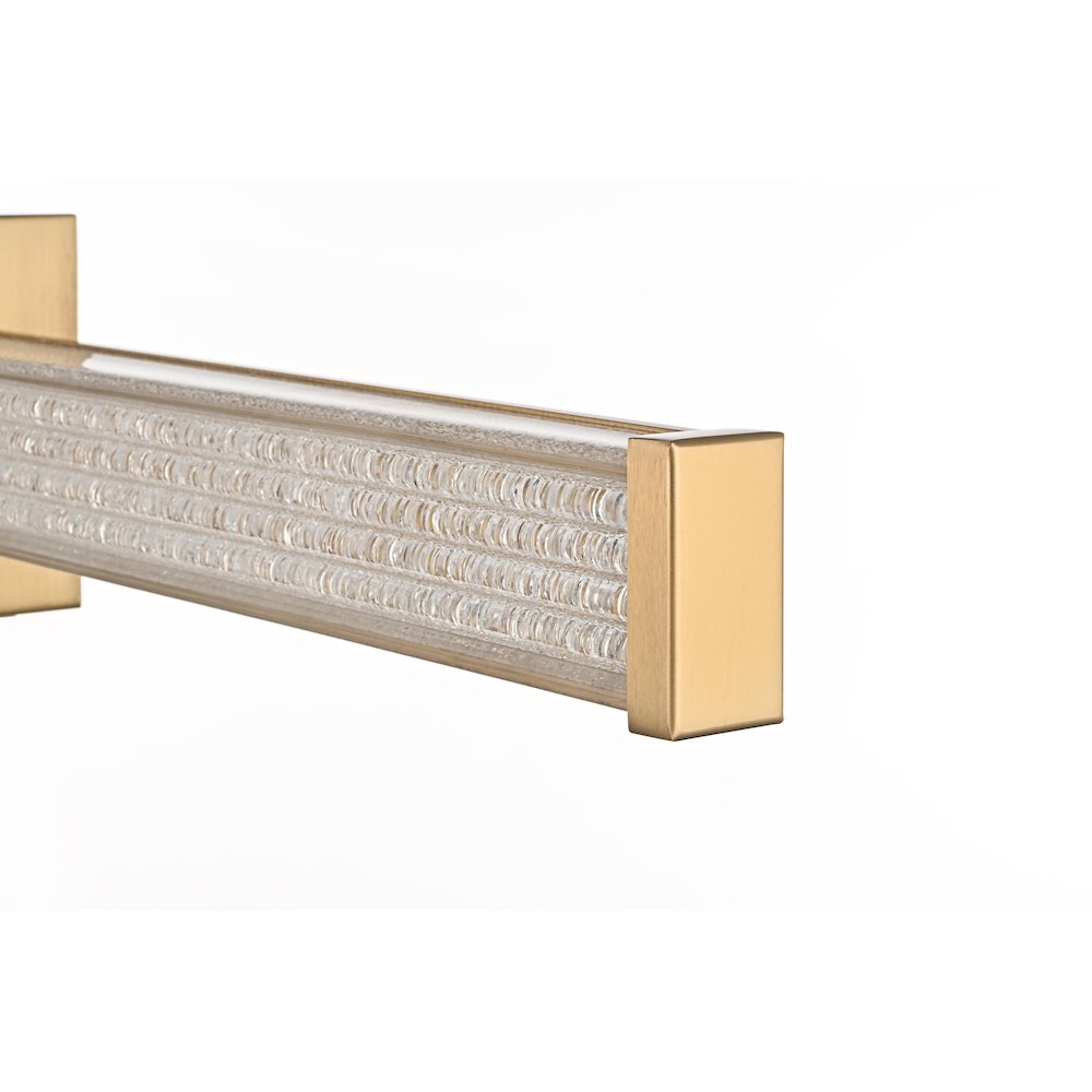 Ivaan 31 Inch Led Wall Sconce In Satin Gold. Picture 8