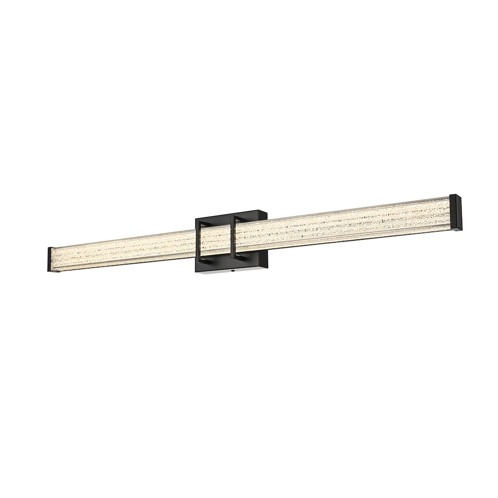 Ivaan 36 Inch Led Wall Sconce In Black. Picture 3