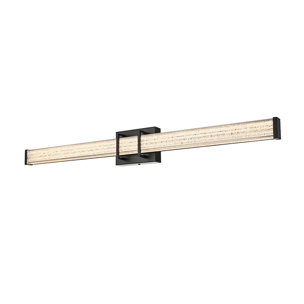 Ivaan 36 Inch Led Wall Sconce In Black. Picture 4