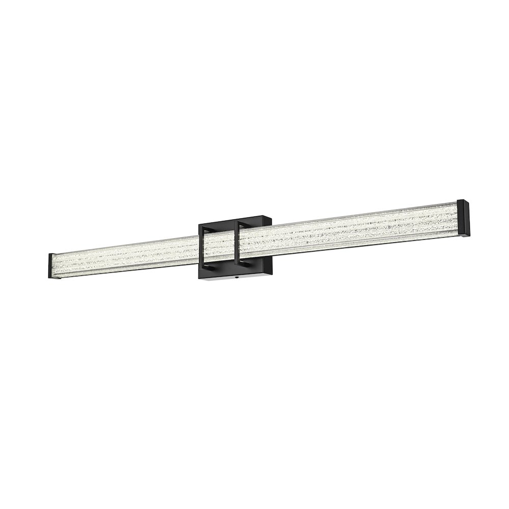 Ivaan 36 Inch Led Wall Sconce In Black. Picture 5