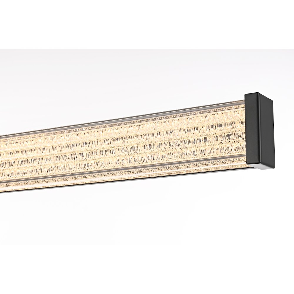 Ivaan 36 Inch Led Wall Sconce In Black. Picture 8