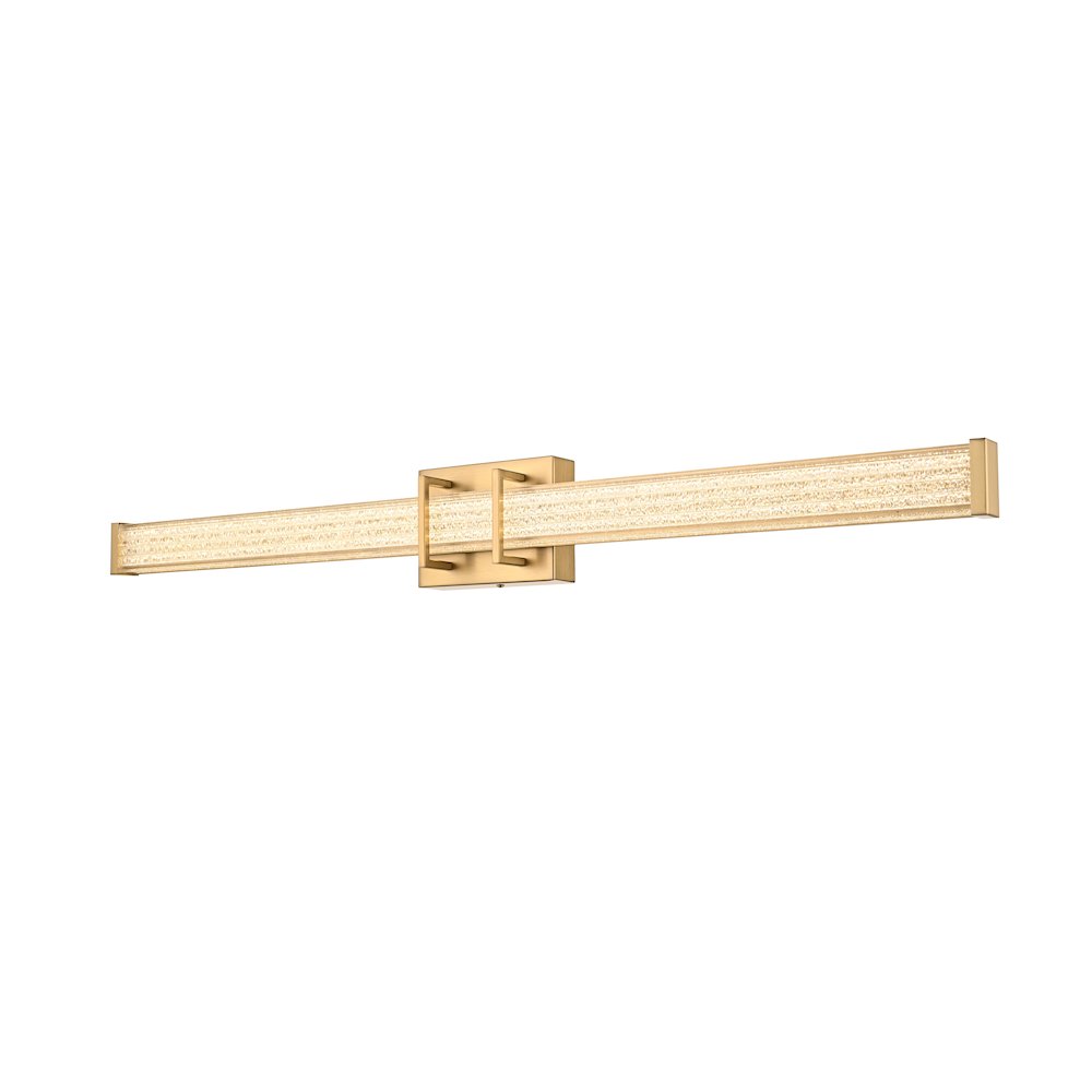 Ivaan 36 Inch Led Wall Sconce In Satin Gold. Picture 3