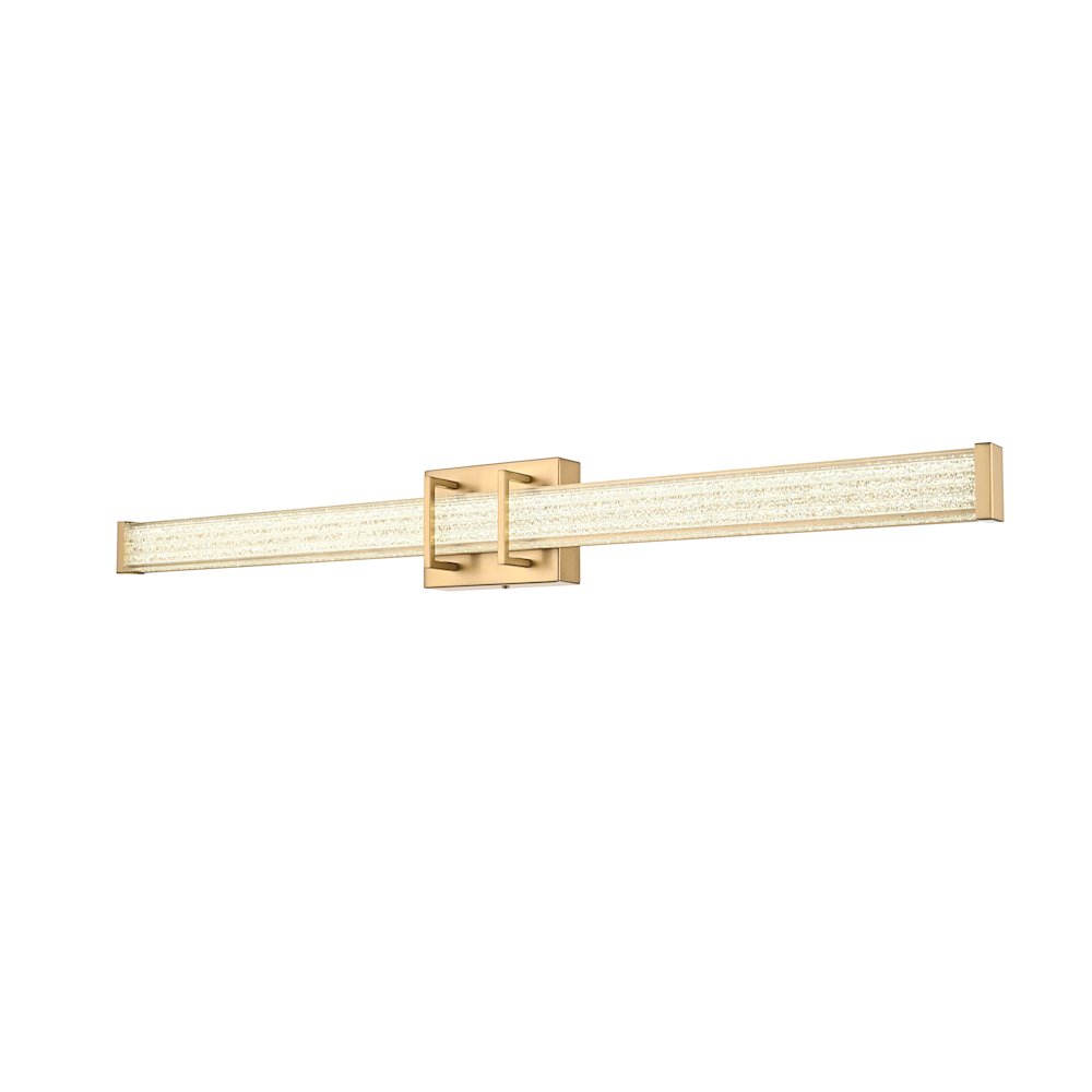 Ivaan 36 Inch Led Wall Sconce In Satin Gold. Picture 5