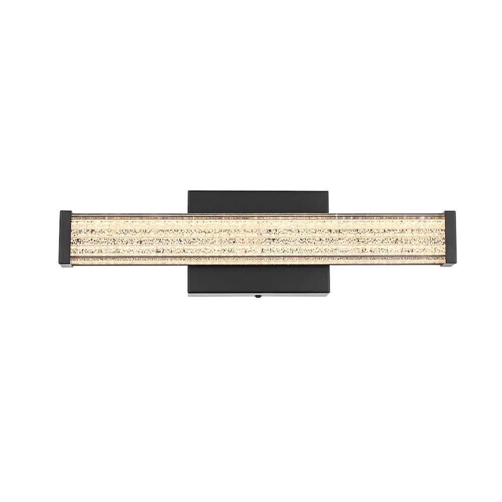 Jaxx 16 Inch Led Wall Sconce In Black. Picture 1