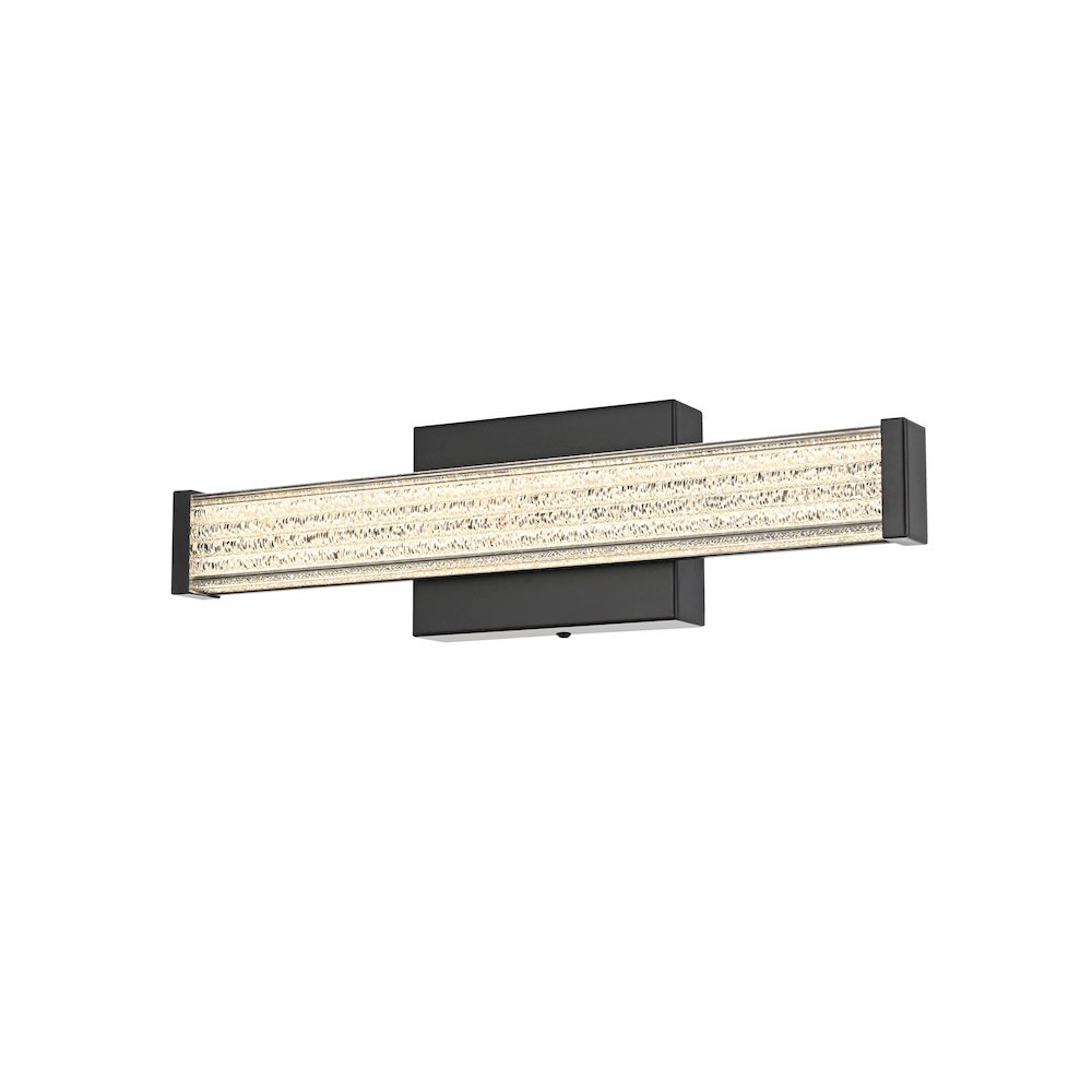 Jaxx 16 Inch Led Wall Sconce In Black. Picture 3