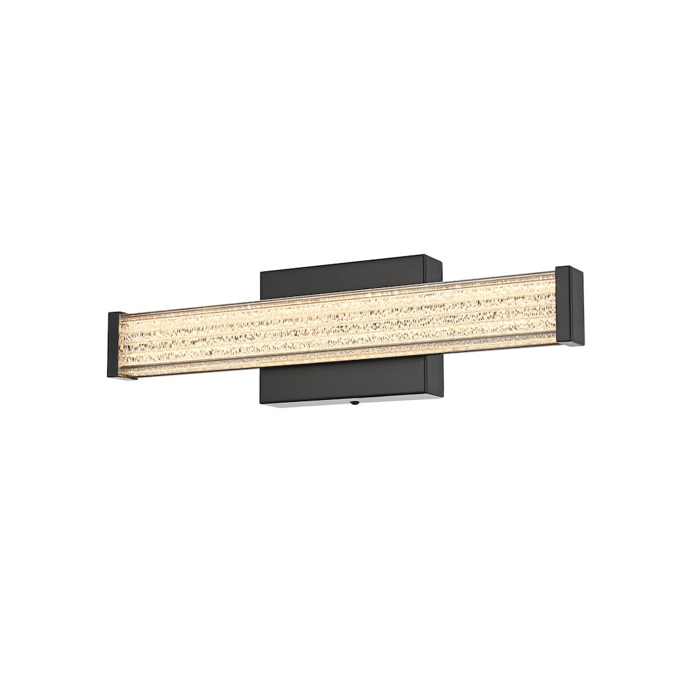 Jaxx 16 Inch Led Wall Sconce In Black. Picture 4
