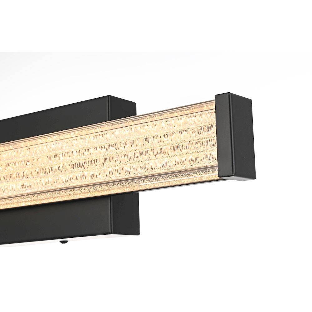 Jaxx 16 Inch Led Wall Sconce In Black. Picture 8