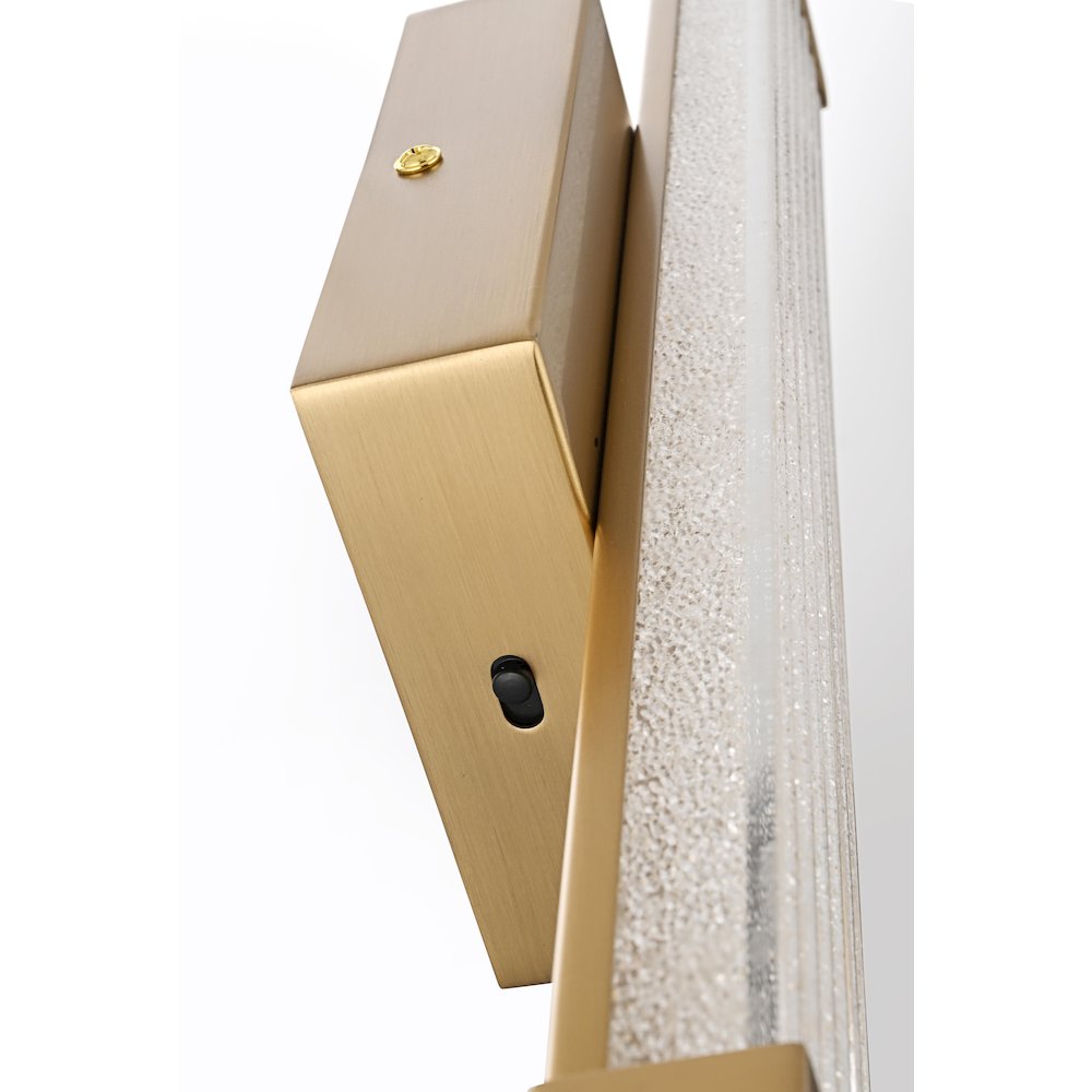 Jaxx 16 Inch Led Wall Sconce In Satin Gold. Picture 7