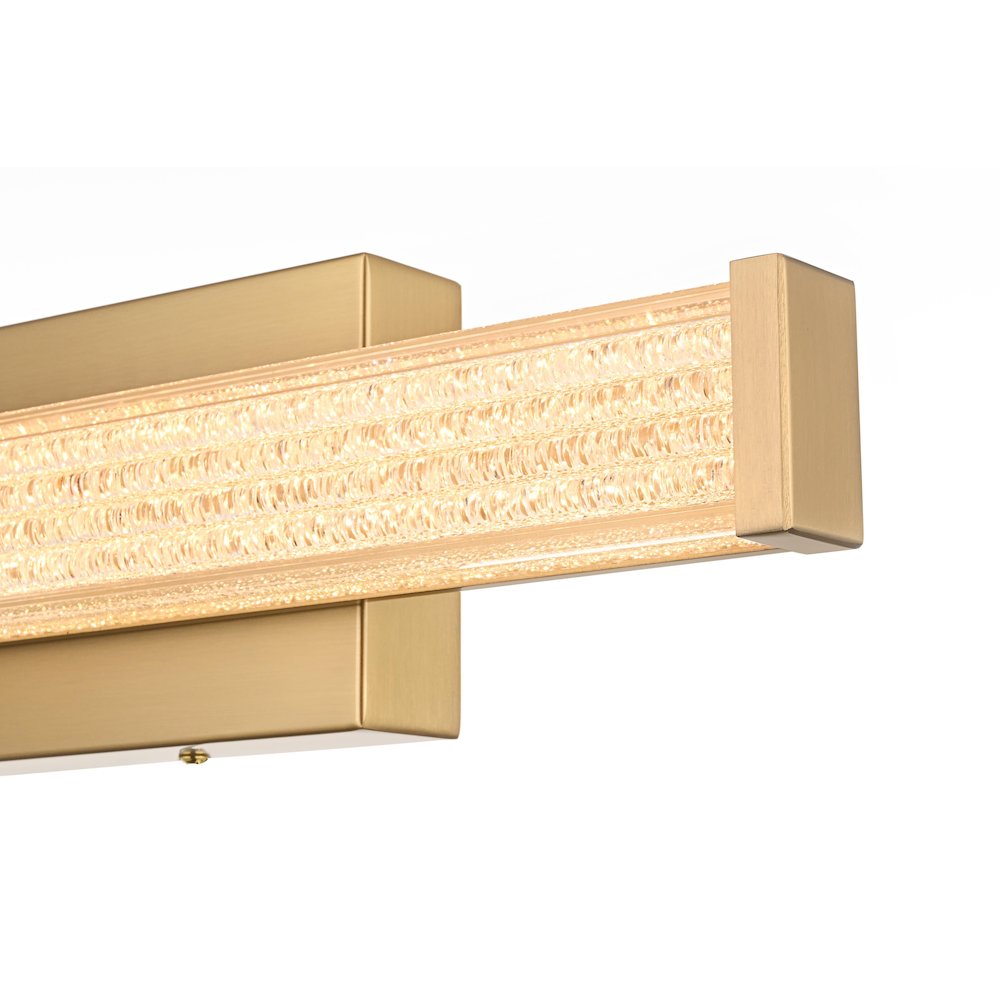 Jaxx 16 Inch Led Wall Sconce In Satin Gold. Picture 8