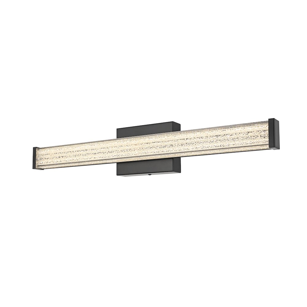 Jaxx 24 Inch Led Wall Sconce In Black. Picture 3