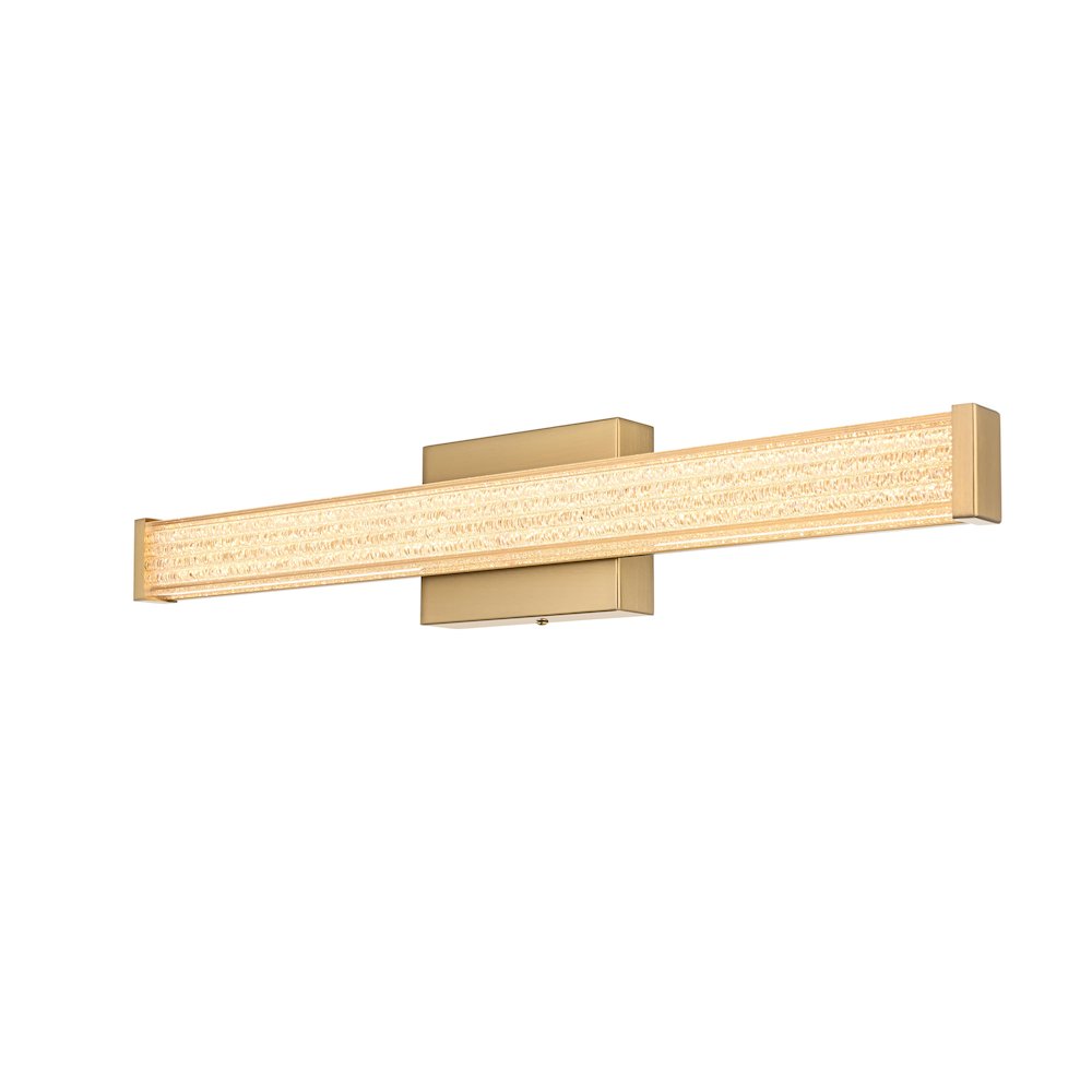 Jaxx 24 Inch Led Wall Sconce In Satin Gold. Picture 4