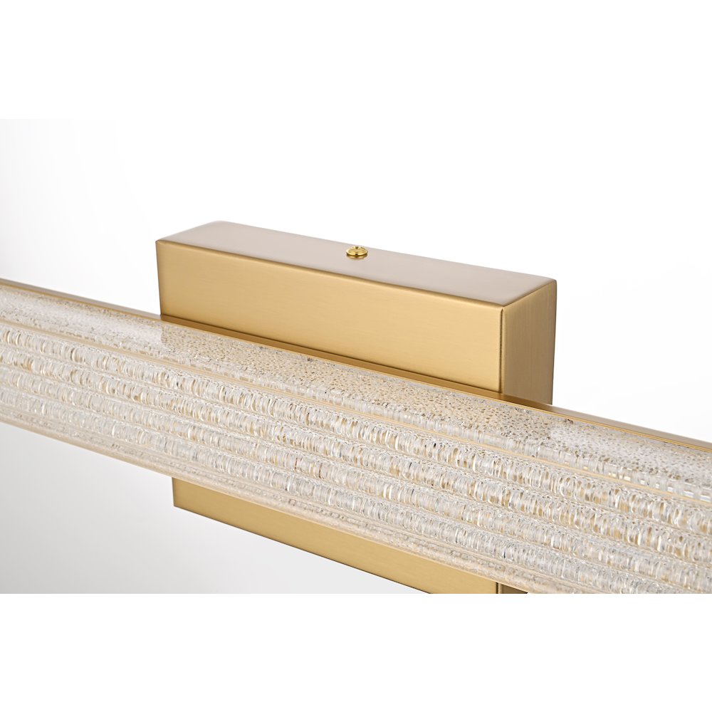 Jaxx 24 Inch Led Wall Sconce In Satin Gold. Picture 6
