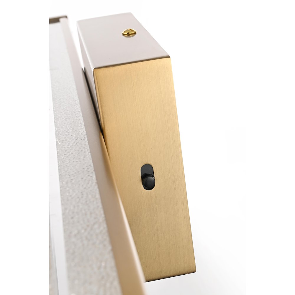 Jaxx 24 Inch Led Wall Sconce In Satin Gold. Picture 7