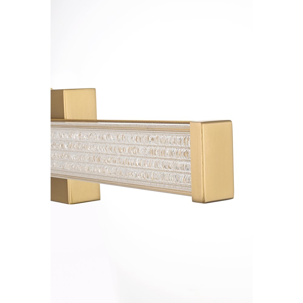 Jaxx 24 Inch Led Wall Sconce In Satin Gold. Picture 8