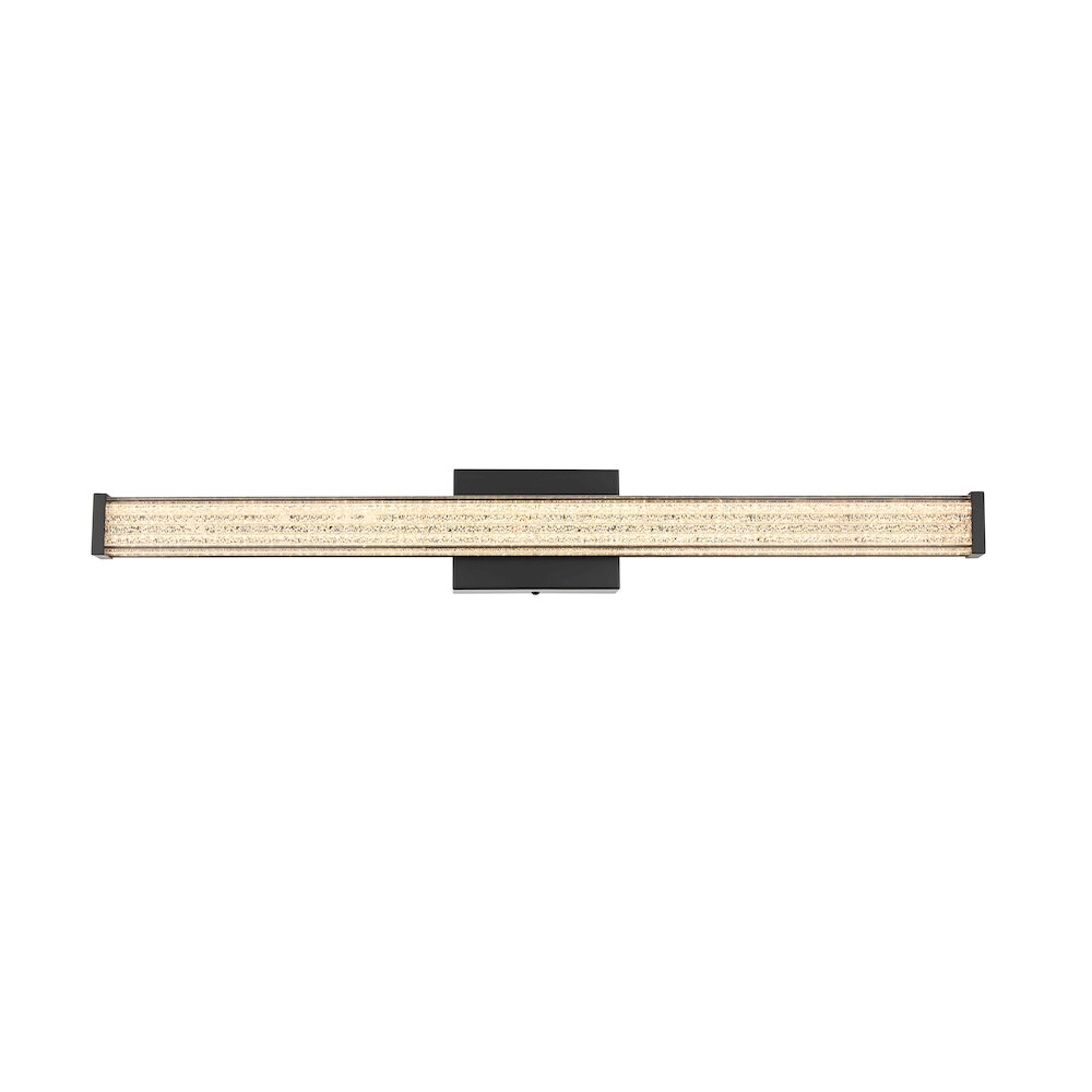 Jaxx 31 Inch Led Wall Sconce In Black. Picture 1
