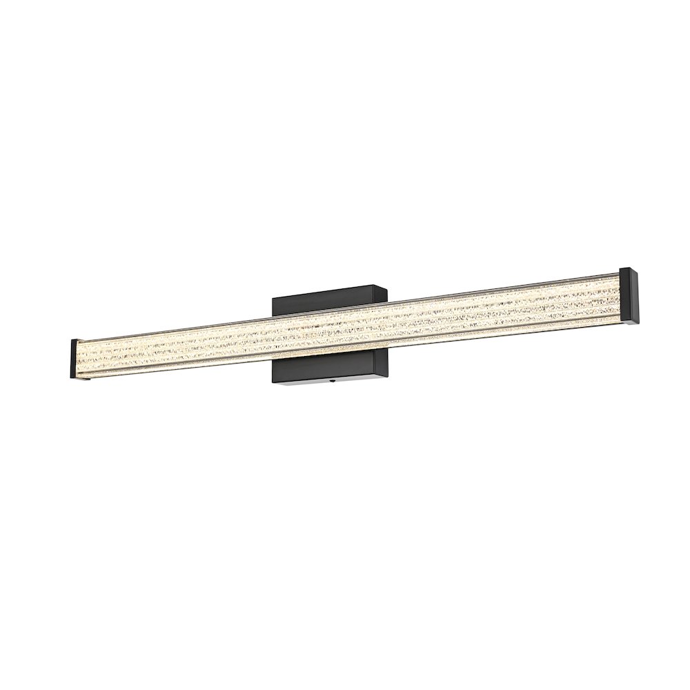 Jaxx 31 Inch Led Wall Sconce In Black. Picture 3