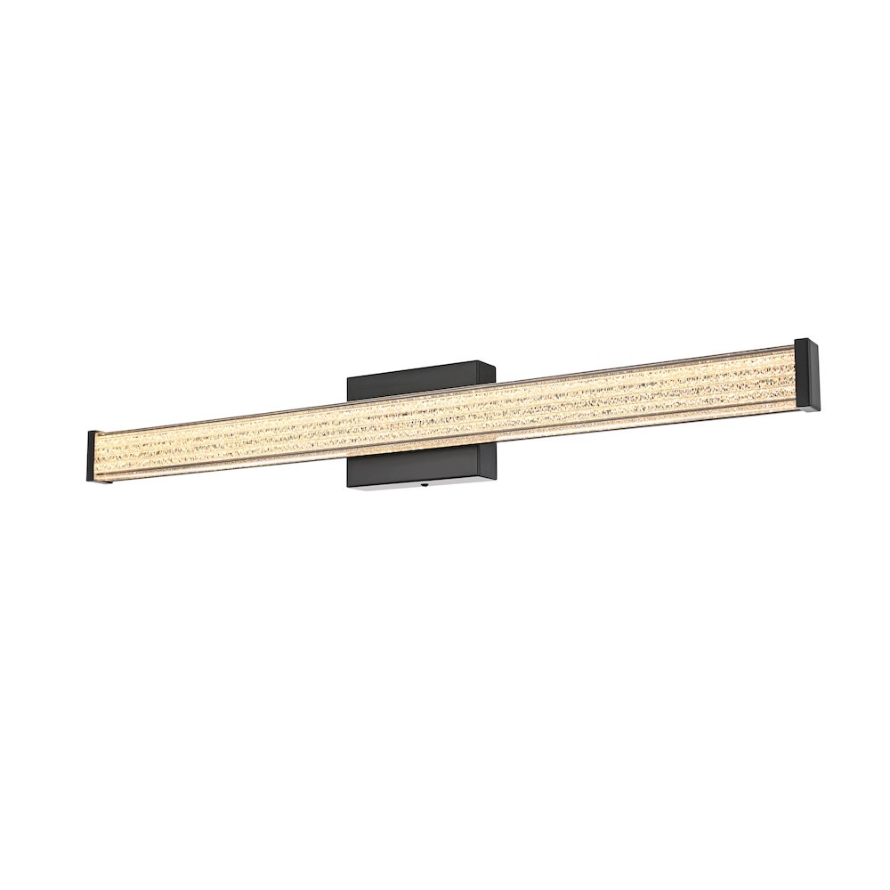 Jaxx 31 Inch Led Wall Sconce In Black. Picture 4