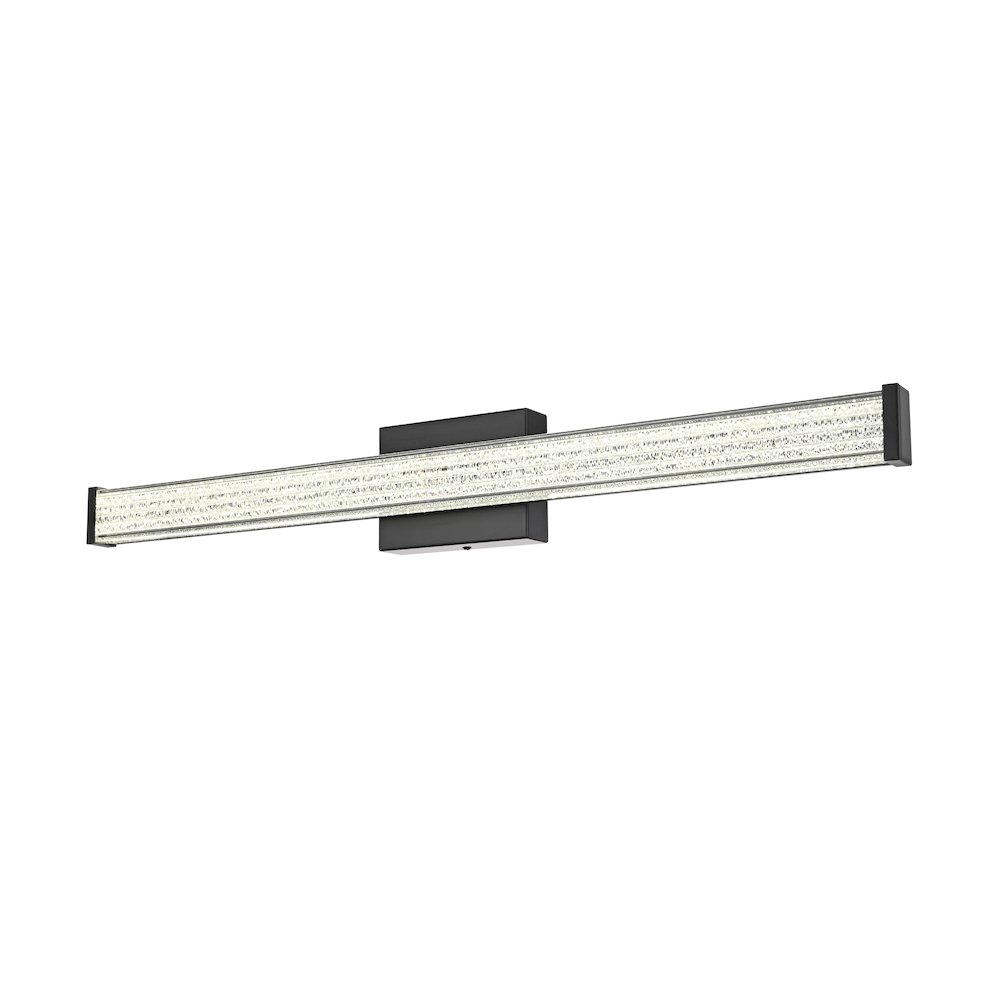 Jaxx 31 Inch Led Wall Sconce In Black. Picture 5