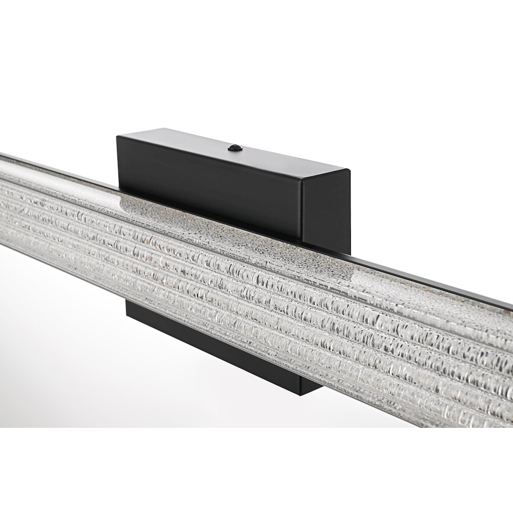 Jaxx 31 Inch Led Wall Sconce In Black. Picture 6