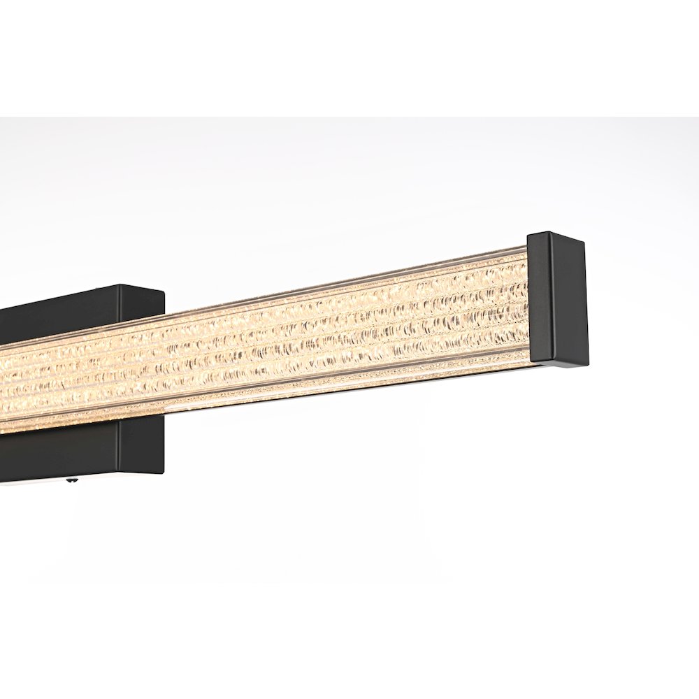 Jaxx 31 Inch Led Wall Sconce In Black. Picture 7