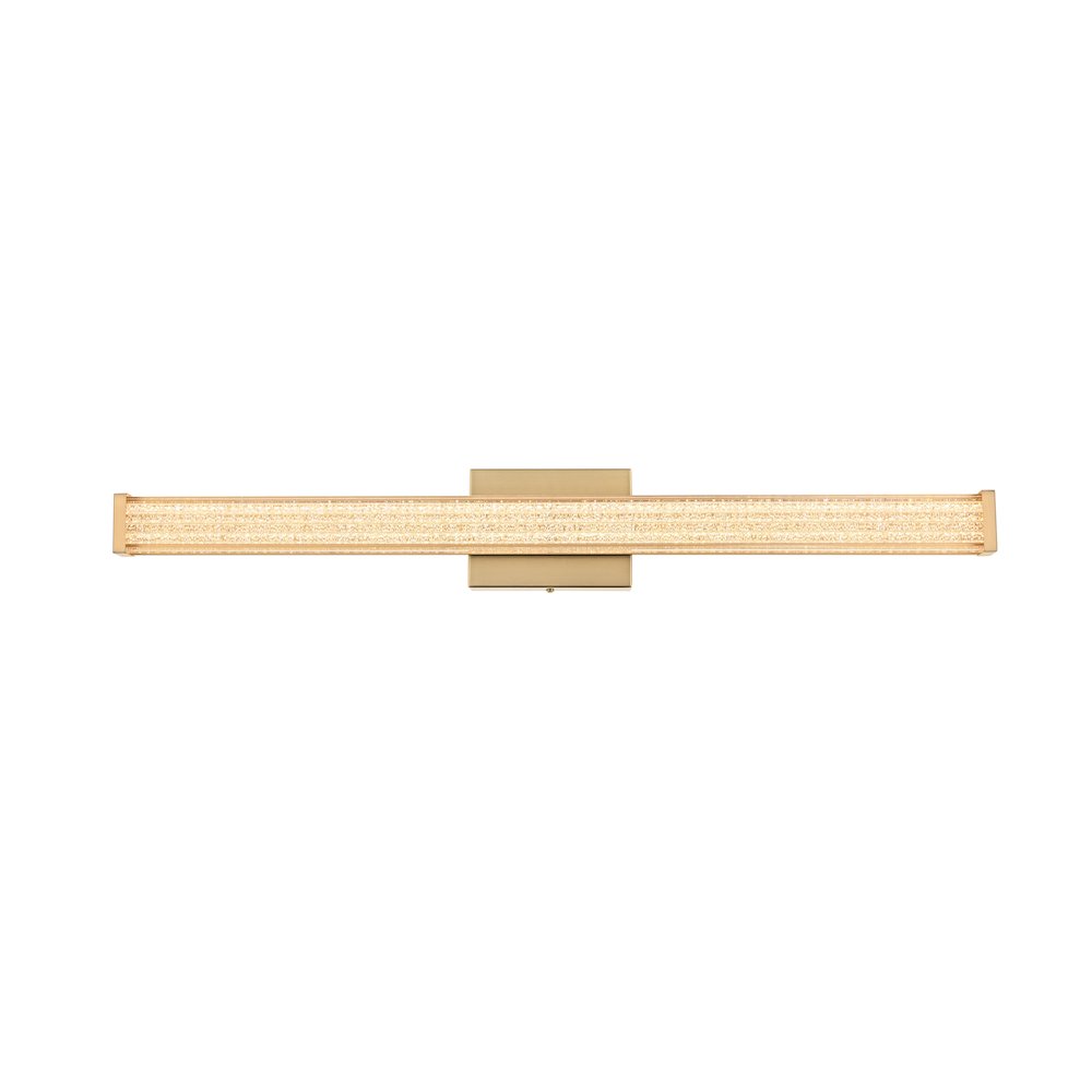 Jaxx 31 Inch Led Wall Sconce In Satin Gold. Picture 1